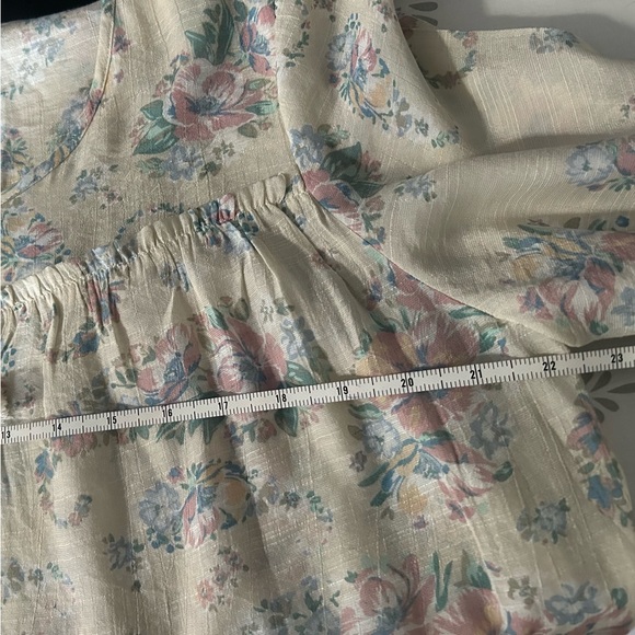 Zac & Rachel top/ blouse Floral print Size L - Picture 7 of 10